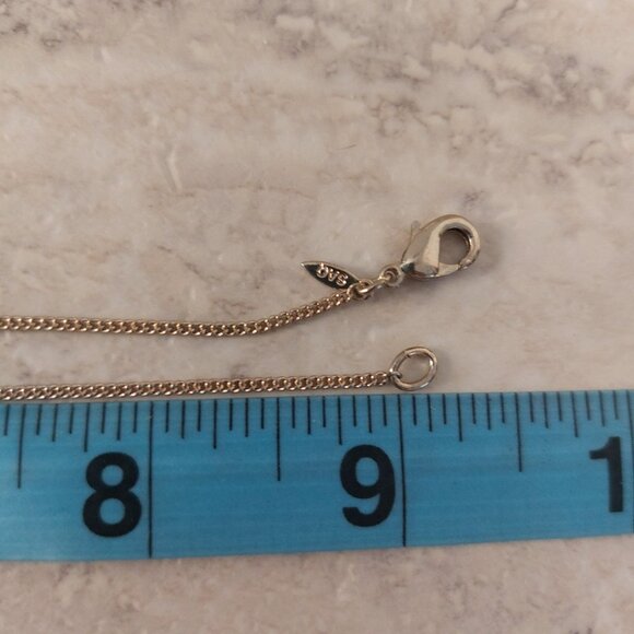 AVON Necklace Purple Pendant Gold Tone Rhinestones Colorful 18'' Vintage - Picture 8 of 10